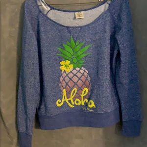 Aloha pineapple knitted sweatshirt